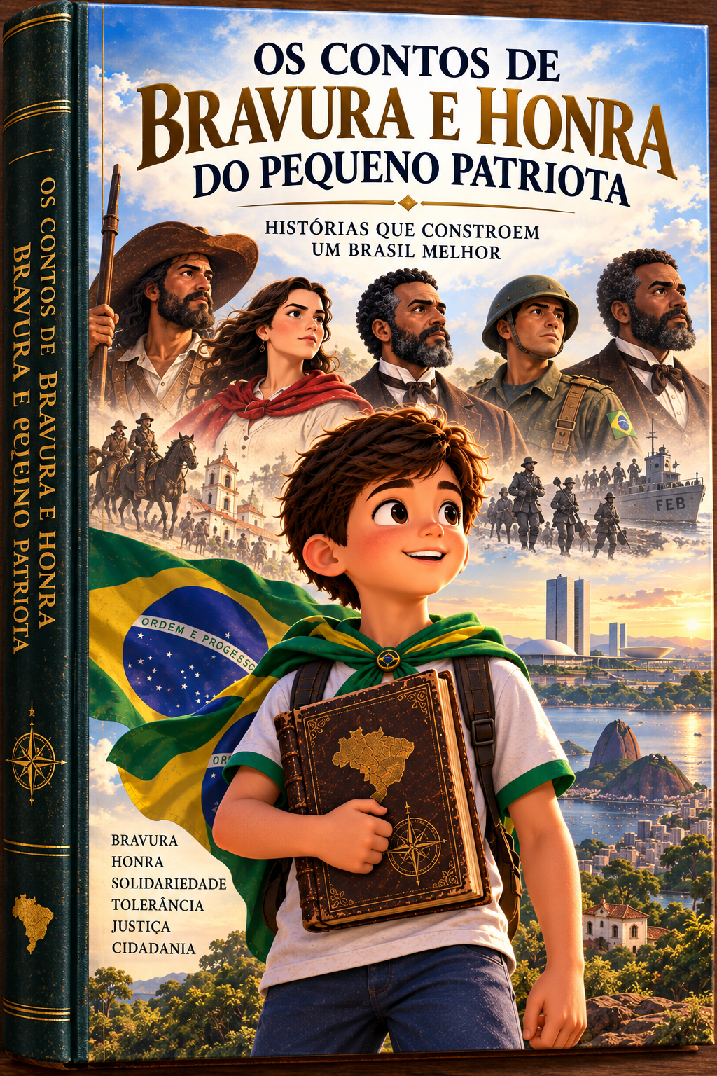 E-Book - Os contos de Bravura e Honra do Pequeno Patriota - Volume 1